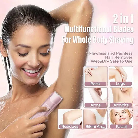 2-in-1 Women's Hair Remover and Trimmer