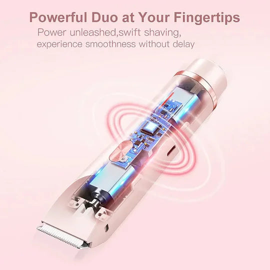 2-in-1 Women's Hair Remover and Trimmer